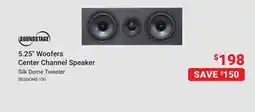 Visions Electronics Silk Dome Tweeter 5.25 Woofers Center Channel Speaker offer