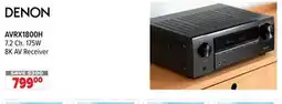 2001 Audio Video DENON AVRX1800H 7.2 Ch. 175W 8K AV Receiver offer
