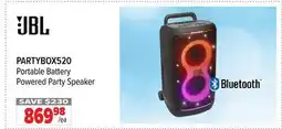 2001 Audio Video PARTYBOX520 JBL Portable Battery Powered Party Speaker offer