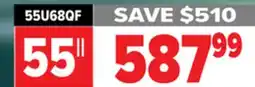 2001 Audio Video 55U68QF Hisense 55 QLED Mini-LED TV offer