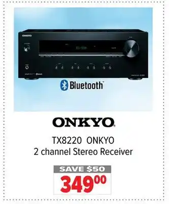 2001 Audio Video TX8220 ONKYO 2 channel Stereo Receiver offer