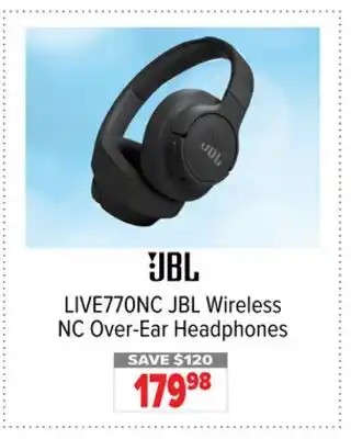 2001 Audio Video LIVE770NC JBL Wireless NC Over-Ear Headphones offer