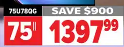 2001 Audio Video Hisense 75 75U78QG QLED Mini-LED Pro TV offer