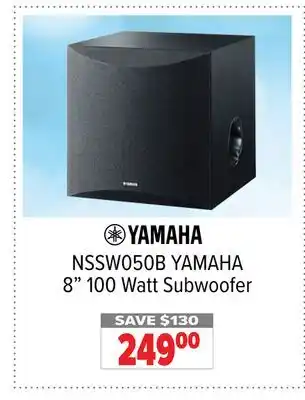 2001 Audio Video NSSW050B YAMAHA 8 100 Watt Subwoofer offer