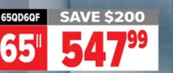 2001 Audio Video 65QD6QF Hisense 65 QD6QF QLED TV offer
