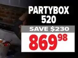 2001 Audio Video PARTYBOX 520 offer