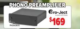 2001 Audio Video PHONOBOX Pro-Ject PHONO PREAMPLIFIER offer
