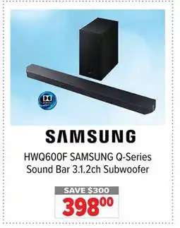 2001 Audio Video HWQ600F SAMSUNG Q-Series Sound Bar 3.1. 2ch Subwoofer offer