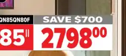 2001 Audio Video QN85QN80F SAMSUNG 85 Neo QLED 4K QN80F VISION AI SMART TV offer