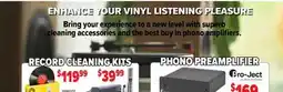 2001 Audio Video SPINSYS1 RECORD CLEANING KITS offer