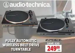 2001 Audio Video ATLP70XBZ/BS FULLY AUTOMATIC WIRELESS BELT-DRIVE TURNTABLE offer