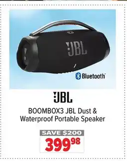 2001 Audio Video BOOMBOX3 JBL Dust & Waterproof Portable Speaker offer