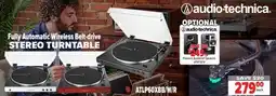 2001 Audio Video ATLP60XBB/W/R Fully Automatic Wireless Belt-drive STEREO TURNTABLE offer