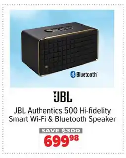 2001 Audio Video JBL Authentics 500 Hi-fidelity Smart Wi-Fi & Bluetooth Speaker offer