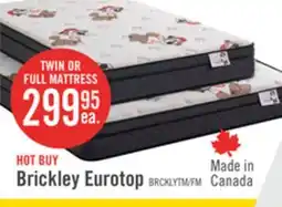 The Brick Brickley Eurotop Medium Twin Mattress offer