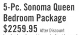 The Brick Sonoma 5pc Bedroom Set with Bed, Dresser & Mirror, Mango Brown - Queen Size offer