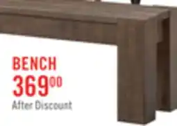 The Brick Kort & Co. Sol Dining Bench, 44W - Brown offer