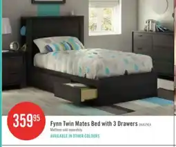 The Brick Fynn Twin Mates Bed with 3 Drawers offer