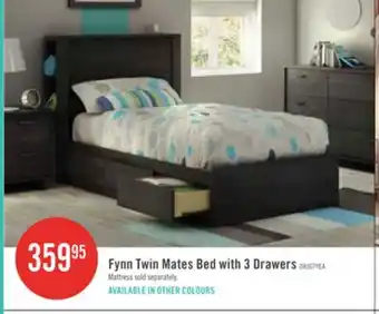 The Brick Fynn Twin Mates Bed with 3 Drawers offer