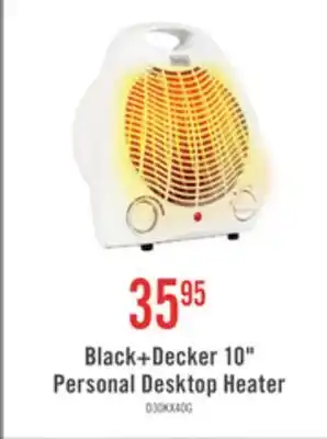 The Brick Black+Decker 10 Personal Desktop Heater offer