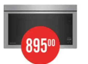 The Brick KitchenAid 1.1 Cu. Ft. Flush Over-the-Range Microwave with 900 Watts Cooking - PrintShield Stainless offer
