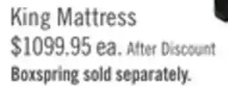 The Brick Scott Living Aviemore Tight Top Firm King Mattress offer