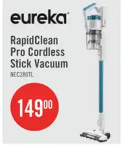 The Brick Eureka RapidClean Pro Cordless Stick Vacuum with LED Headlights - NEC280TLC offer