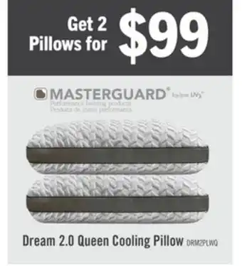 The Brick Masterguard Dream 2.0 Cooling Queen Pillow offer