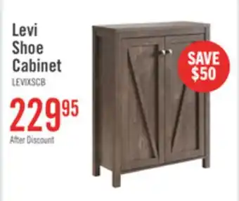 The Brick Levi 31 Shoe Storage Cabinet - Hazelnut offer