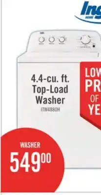 The Brick Inglis 4.4 Cu. Ft. Top-Load Washer - White - ITW4880HW offer