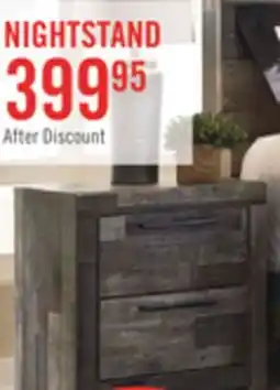 The Brick Derekson Bedside 2-Drawer Nightstand with USB Ports, 21.7W x 24.4H - Grey offer