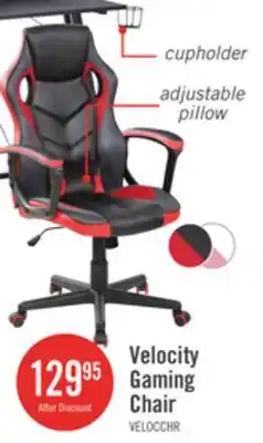 The Brick Velocity 24 Ergonomic Gaming Chair - Black & Red offer
