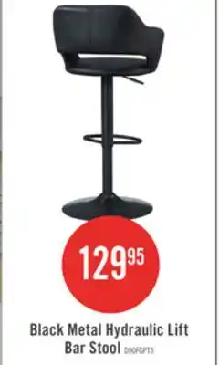 The Brick Black Metal Hydraulic Lift Bar Stool offer