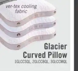 The Brick BEDGEAR Glacier Cuddle Curve 1.0 Pillow - Stomach Sleeper offer