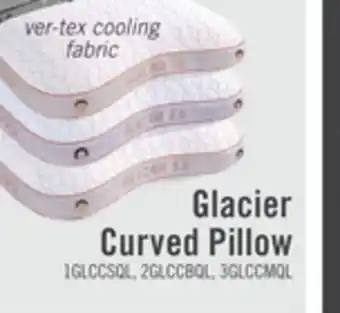 The Brick BEDGEAR Glacier Cuddle Curve 1.0 Pillow - Stomach Sleeper offer