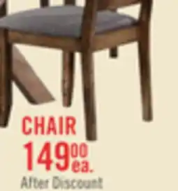The Brick Plum Dining Chair with Polyester Fabric, Wood, Ladder-Back - Nutmeg Brown offer