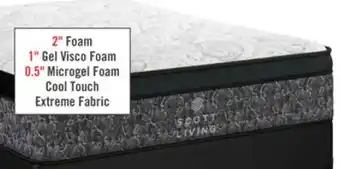 The Brick Scott Living Carrbridge Eurotop Firm Queen Mattress offer