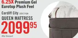 The Brick Stearns & Foster Founders Collection Cardiff City Eurotop Queen Mattress offer