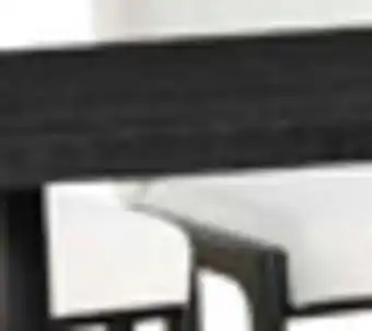 The Brick Alma Dining Table with Trestle Base, 86W - Charcoal Black offer