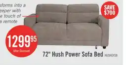 The Brick Hush 72 Power Sofa Bed - Dark Grey offer