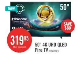 The Brick HISENSE 50 QD6QF QLED 4K UHD Smart Fire TV (50QD6QF) offer