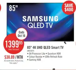The Brick SAMSUNG 85 Q6F QLED Vision AI 4K UHD Smart Tizen OS TV (QN85Q6FAAFXZC) - 2025 Model offer