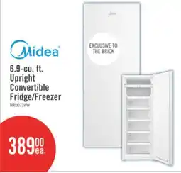 The Brick Midea 6.9 Cu. Ft. Convertible Upright Refrigerator-Freezer - MRU07B3AWW offer