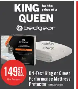 The Brick BEDGEAR Dri-Tec Performance King Mattress Protector offer