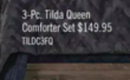 The Brick Tilda 3-Piece Full/Queen Comforter Set - Charcoal offer