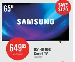 The Brick SAMSUNG 65 U7900F Crystal UHD 4K Smart Tizen OS TV (UN65U7900FFXZC) - 2025 Model offer