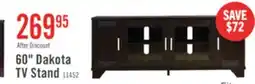 The Brick Dakota 60 TV Stand with Storage and Cable Management for TVs up to 65- Espresso offer