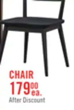 The Brick Kort & Co. Sol Dining Chair with Curved Ladder-Back - Black offer