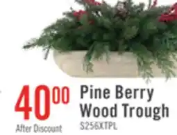 The Brick Pine Berry Wood Trough offer