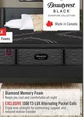 The Brick Beautyrest Black Signature Amethyst Eurotop Queen Mattress offer